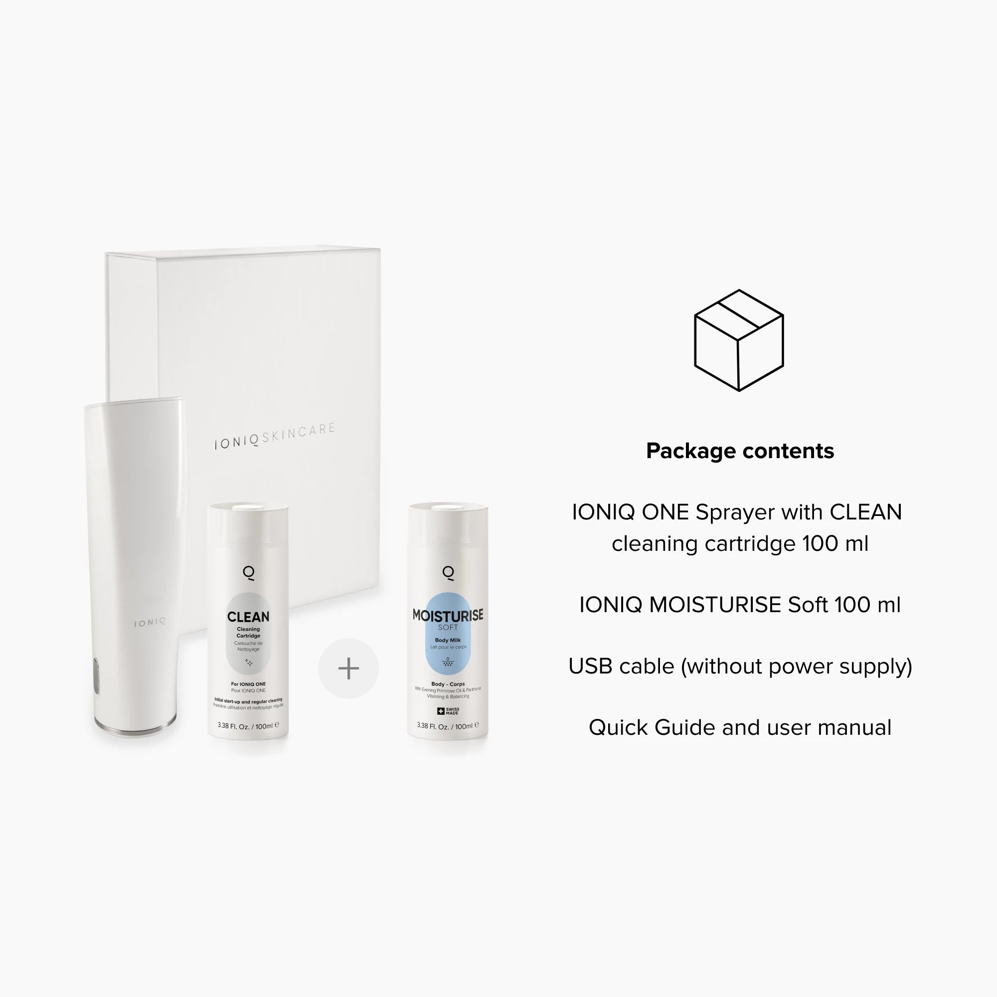 IONIQ ONE + MOISTURISE Soft Bundle